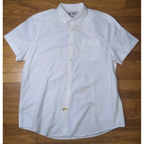 Men’s Original Penguin By Munsingwear Button Down Shirt Size XL White S/S EUC - Picture 1 of 8